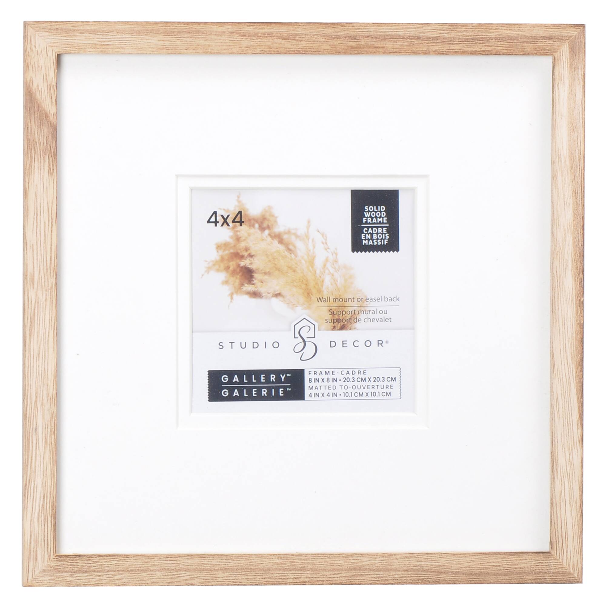 Gallery Natural Wood Frame with Mat by Studio Décor